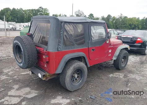 1999 Jeep Wrangler Se z USA, uszkodzony, nr VIN 1J4FY29P3XP470291